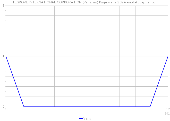 HILGROVE INTERNATIONAL CORPORATION (Panama) Page visits 2024 