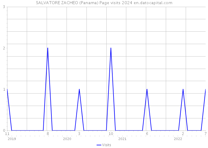 SALVATORE ZACHEO (Panama) Page visits 2024 