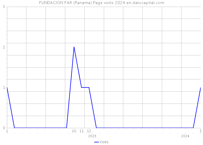 FUNDACION FAR (Panama) Page visits 2024 