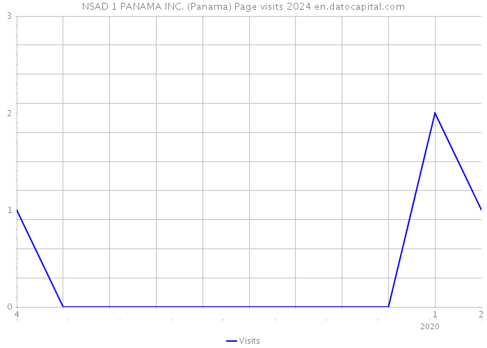 NSAD 1 PANAMA INC. (Panama) Page visits 2024 