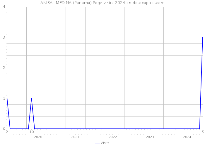ANIBAL MEDINA (Panama) Page visits 2024 