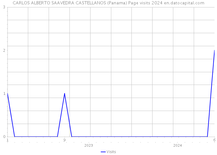 CARLOS ALBERTO SAAVEDRA CASTELLANOS (Panama) Page visits 2024 