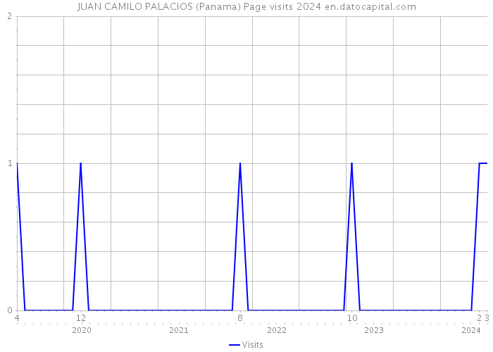 JUAN CAMILO PALACIOS (Panama) Page visits 2024 