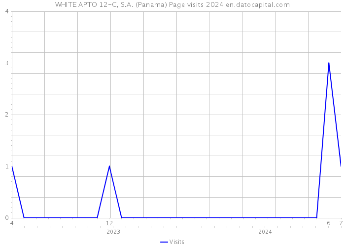 WHITE APTO 12-C, S.A. (Panama) Page visits 2024 