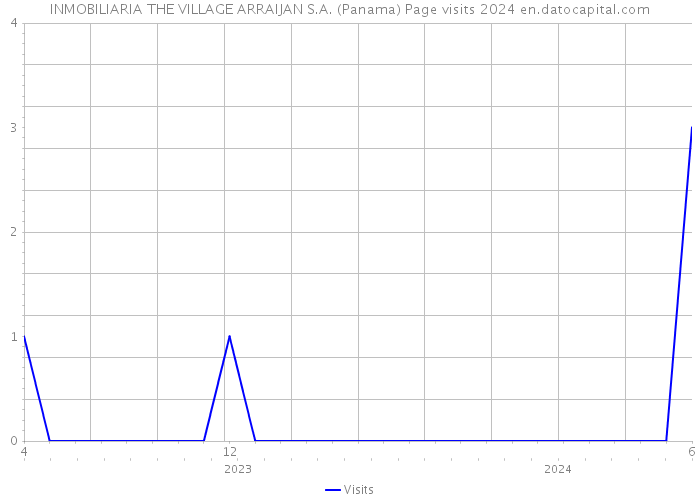 INMOBILIARIA THE VILLAGE ARRAIJAN S.A. (Panama) Page visits 2024 