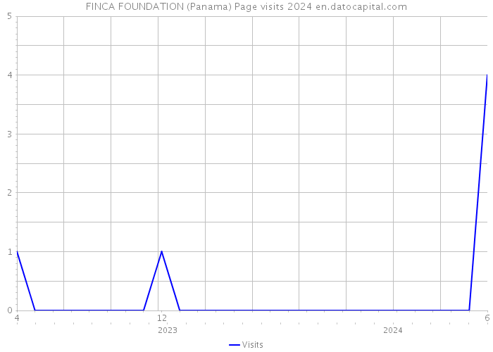 FINCA FOUNDATION (Panama) Page visits 2024 