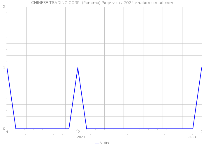 CHINESE TRADING CORP. (Panama) Page visits 2024 