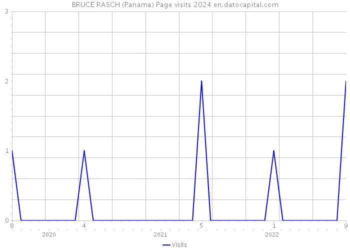 BRUCE RASCH (Panama) Page visits 2024 