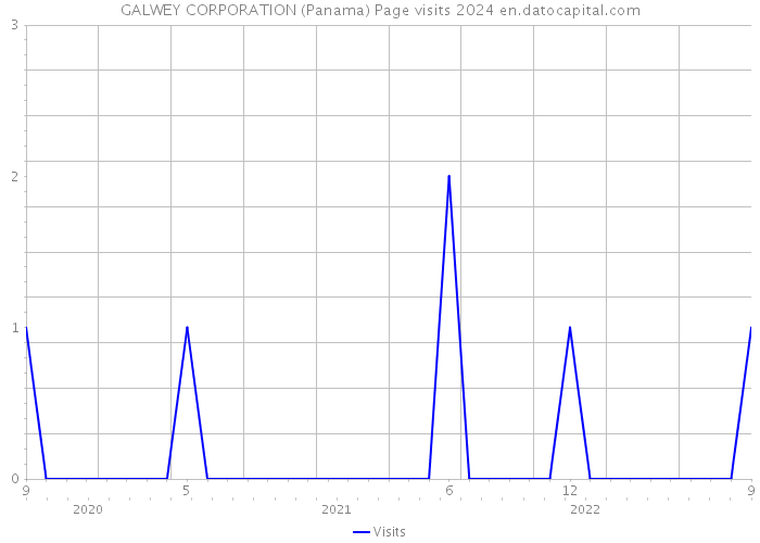 GALWEY CORPORATION (Panama) Page visits 2024 