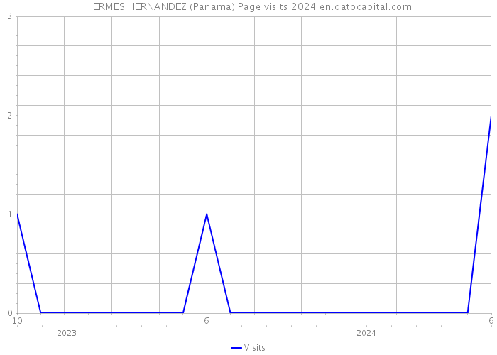 HERMES HERNANDEZ (Panama) Page visits 2024 