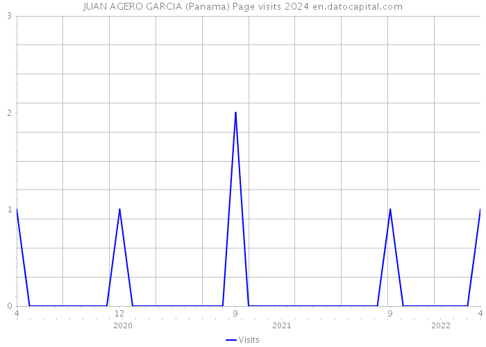 JUAN AGERO GARCIA (Panama) Page visits 2024 