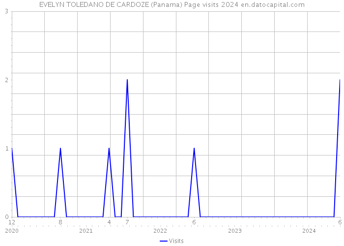 EVELYN TOLEDANO DE CARDOZE (Panama) Page visits 2024 