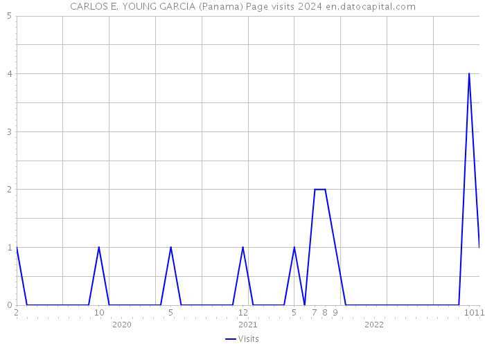 CARLOS E. YOUNG GARCIA (Panama) Page visits 2024 