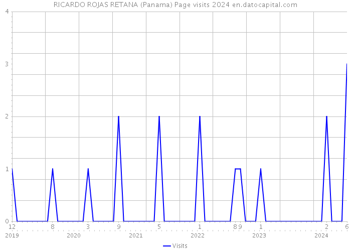 RICARDO ROJAS RETANA (Panama) Page visits 2024 