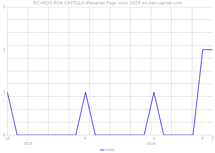 RICARDO ROA CASTILLO (Panama) Page visits 2024 