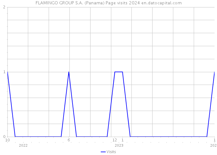 FLAMINGO GROUP S.A. (Panama) Page visits 2024 