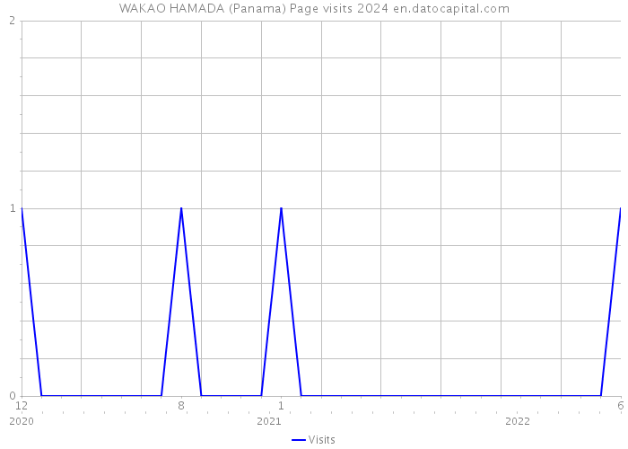 WAKAO HAMADA (Panama) Page visits 2024 