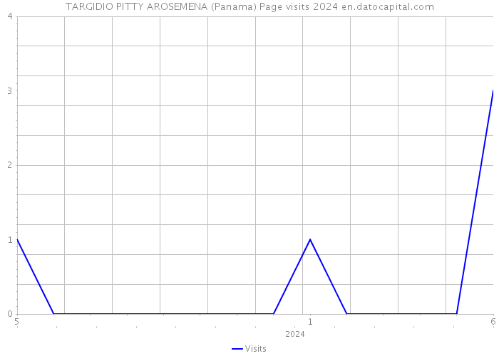 TARGIDIO PITTY AROSEMENA (Panama) Page visits 2024 
