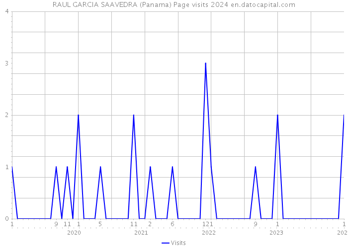RAUL GARCIA SAAVEDRA (Panama) Page visits 2024 