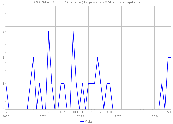 PEDRO PALACIOS RUIZ (Panama) Page visits 2024 