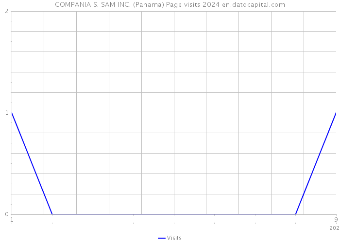 COMPANIA S. SAM INC. (Panama) Page visits 2024 