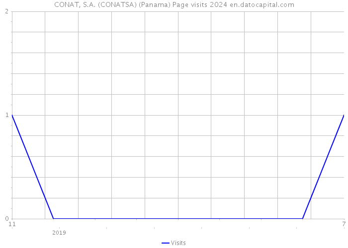 CONAT, S.A. (CONATSA) (Panama) Page visits 2024 