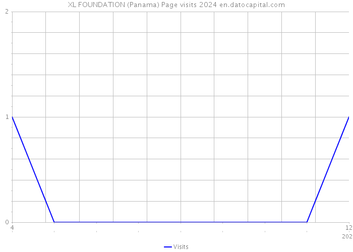 XL FOUNDATION (Panama) Page visits 2024 