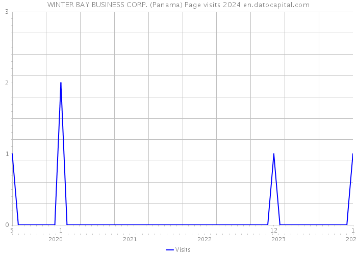 WINTER BAY BUSINESS CORP. (Panama) Page visits 2024 