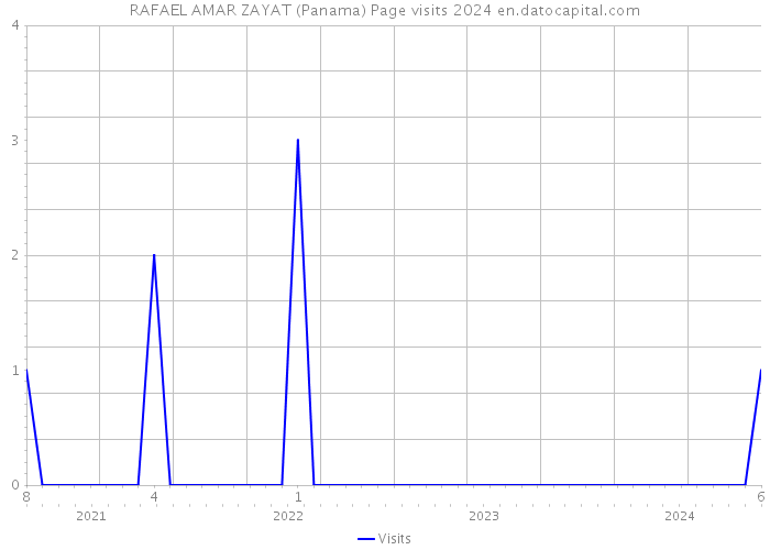 RAFAEL AMAR ZAYAT (Panama) Page visits 2024 