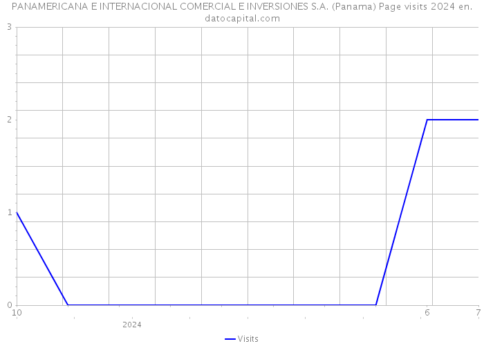 PANAMERICANA E INTERNACIONAL COMERCIAL E INVERSIONES S.A. (Panama) Page visits 2024 