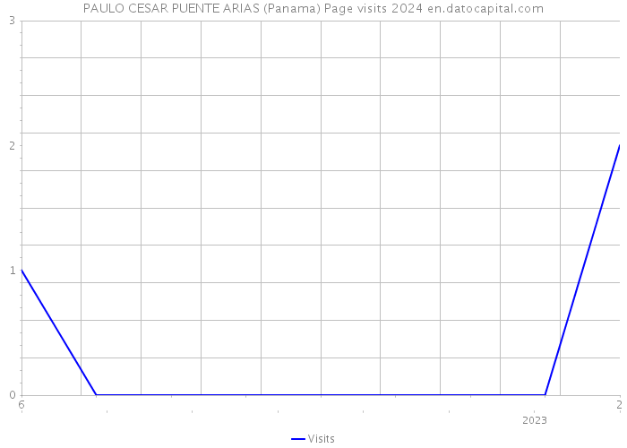 PAULO CESAR PUENTE ARIAS (Panama) Page visits 2024 