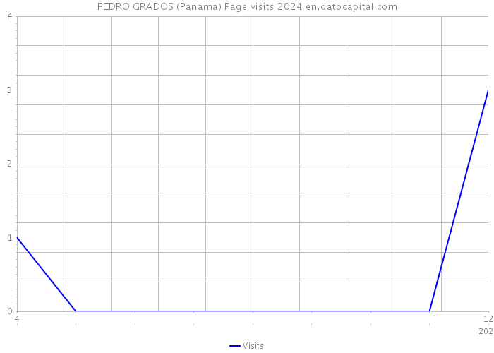 PEDRO GRADOS (Panama) Page visits 2024 