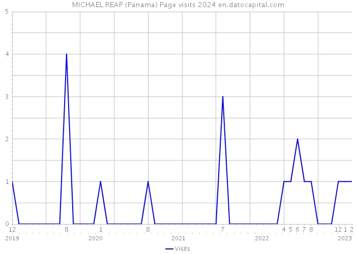 MICHAEL REAP (Panama) Page visits 2024 