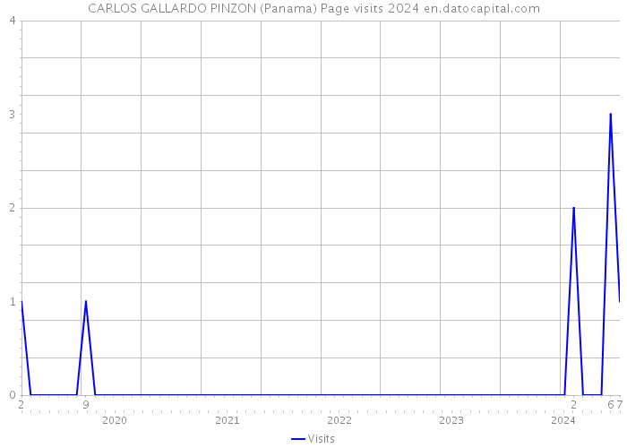CARLOS GALLARDO PINZON (Panama) Page visits 2024 