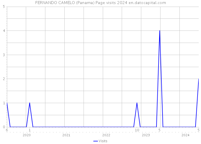 FERNANDO CAMELO (Panama) Page visits 2024 