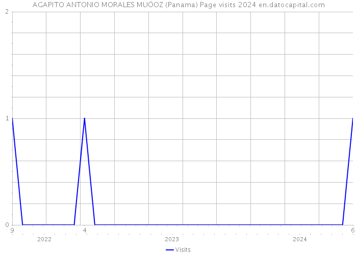 AGAPITO ANTONIO MORALES MUÖOZ (Panama) Page visits 2024 