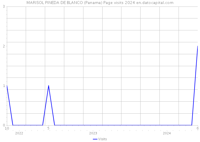 MARISOL PINEDA DE BLANCO (Panama) Page visits 2024 