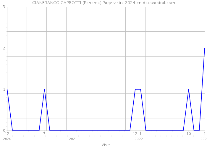 GIANFRANCO CAPROTTI (Panama) Page visits 2024 