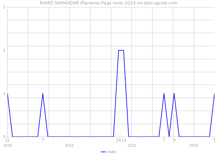 RAMZI SAMANDAR (Panama) Page visits 2024 