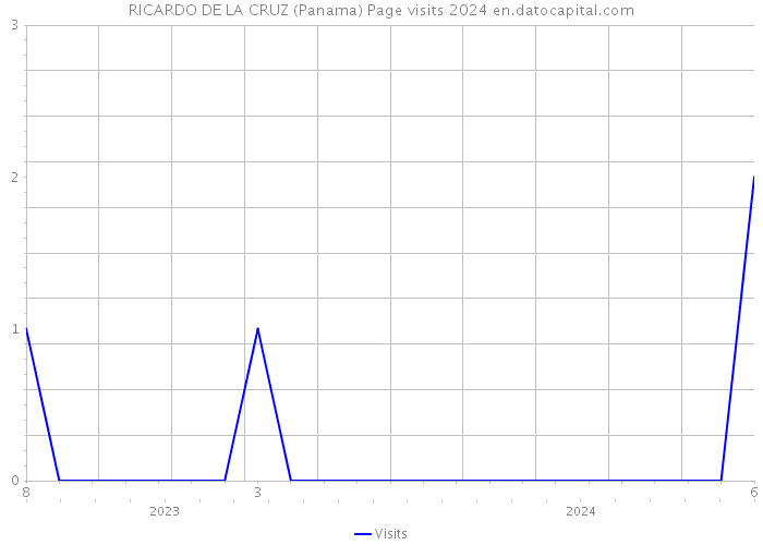 RICARDO DE LA CRUZ (Panama) Page visits 2024 