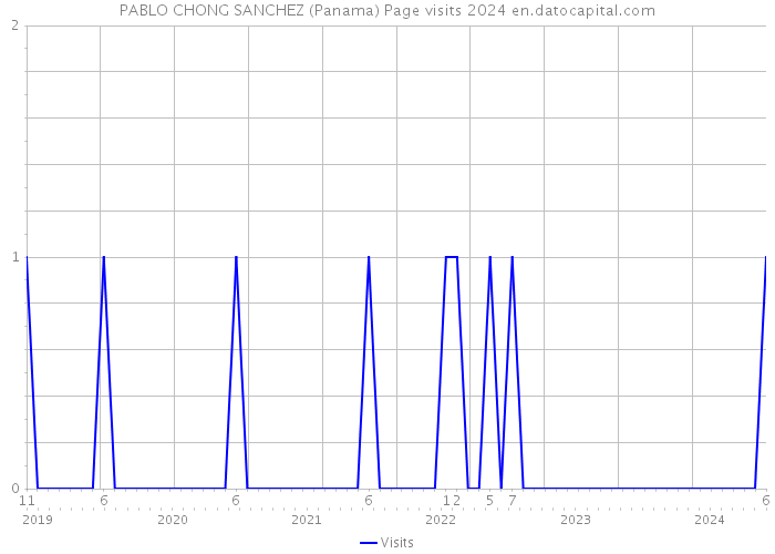 PABLO CHONG SANCHEZ (Panama) Page visits 2024 