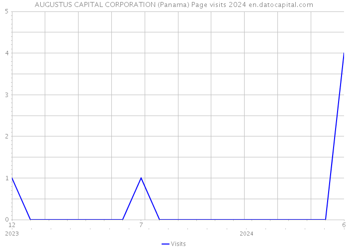 AUGUSTUS CAPITAL CORPORATION (Panama) Page visits 2024 