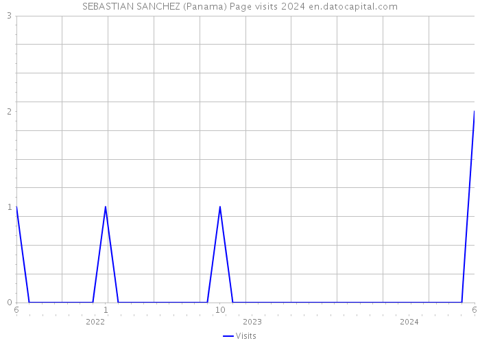 SEBASTIAN SANCHEZ (Panama) Page visits 2024 