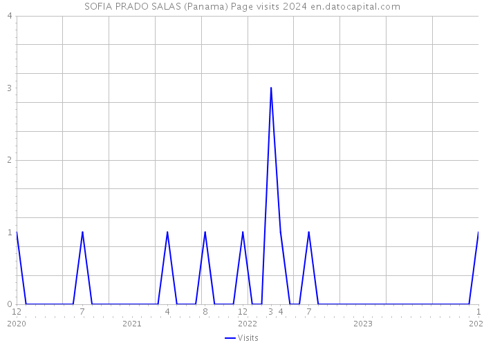 SOFIA PRADO SALAS (Panama) Page visits 2024 