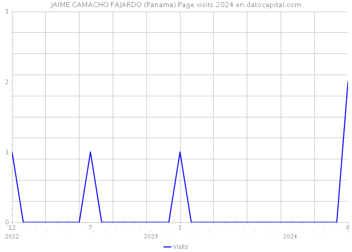 JAIME CAMACHO FAJARDO (Panama) Page visits 2024 