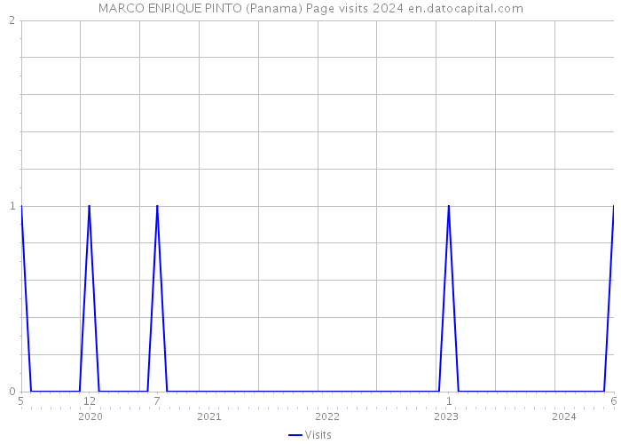 MARCO ENRIQUE PINTO (Panama) Page visits 2024 