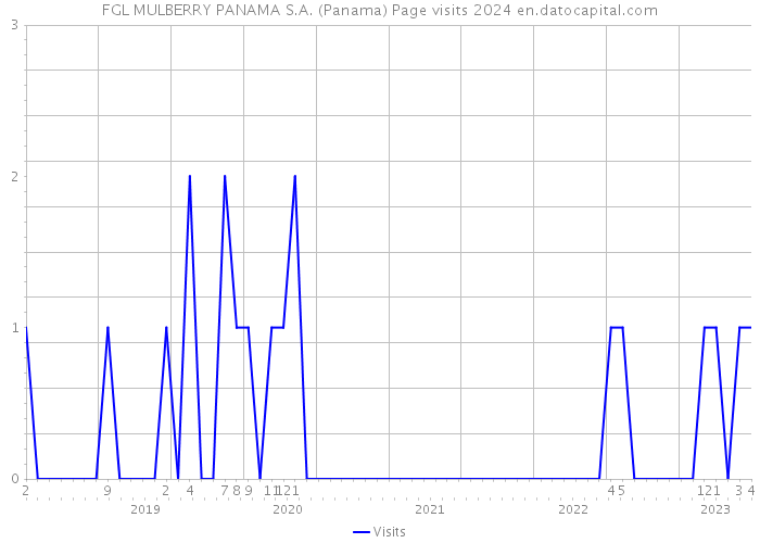 FGL MULBERRY PANAMA S.A. (Panama) Page visits 2024 