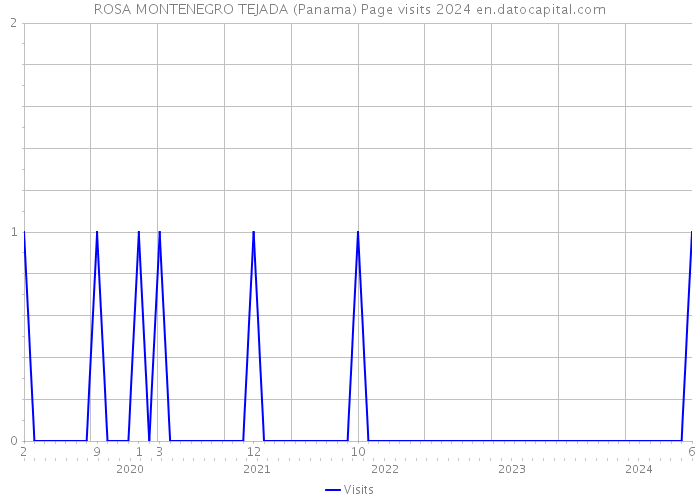 ROSA MONTENEGRO TEJADA (Panama) Page visits 2024 