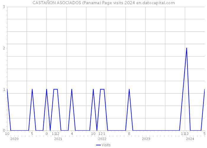 CASTAÑON ASOCIADOS (Panama) Page visits 2024 