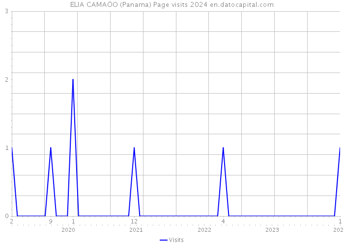ELIA CAMAÖO (Panama) Page visits 2024 